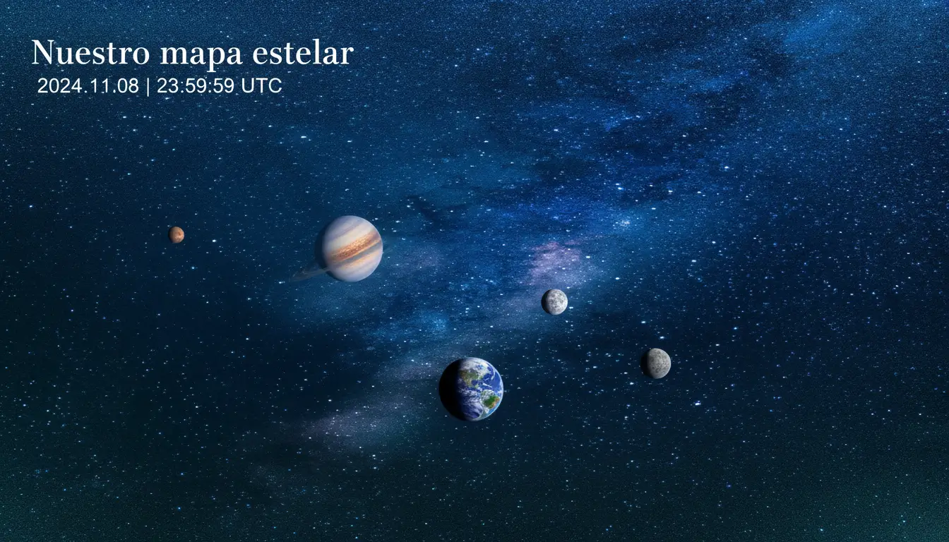 Mapa de estrellas, un regalo muy especial