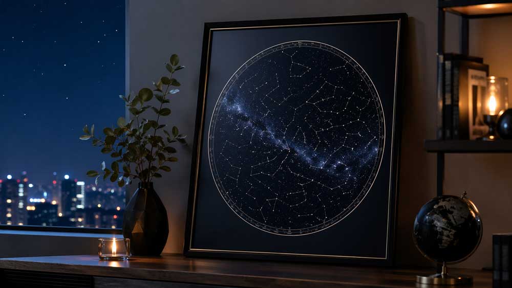 Mapa estelar: qué es, cómo funciona y por qué se ha convertido en el regalo más especial